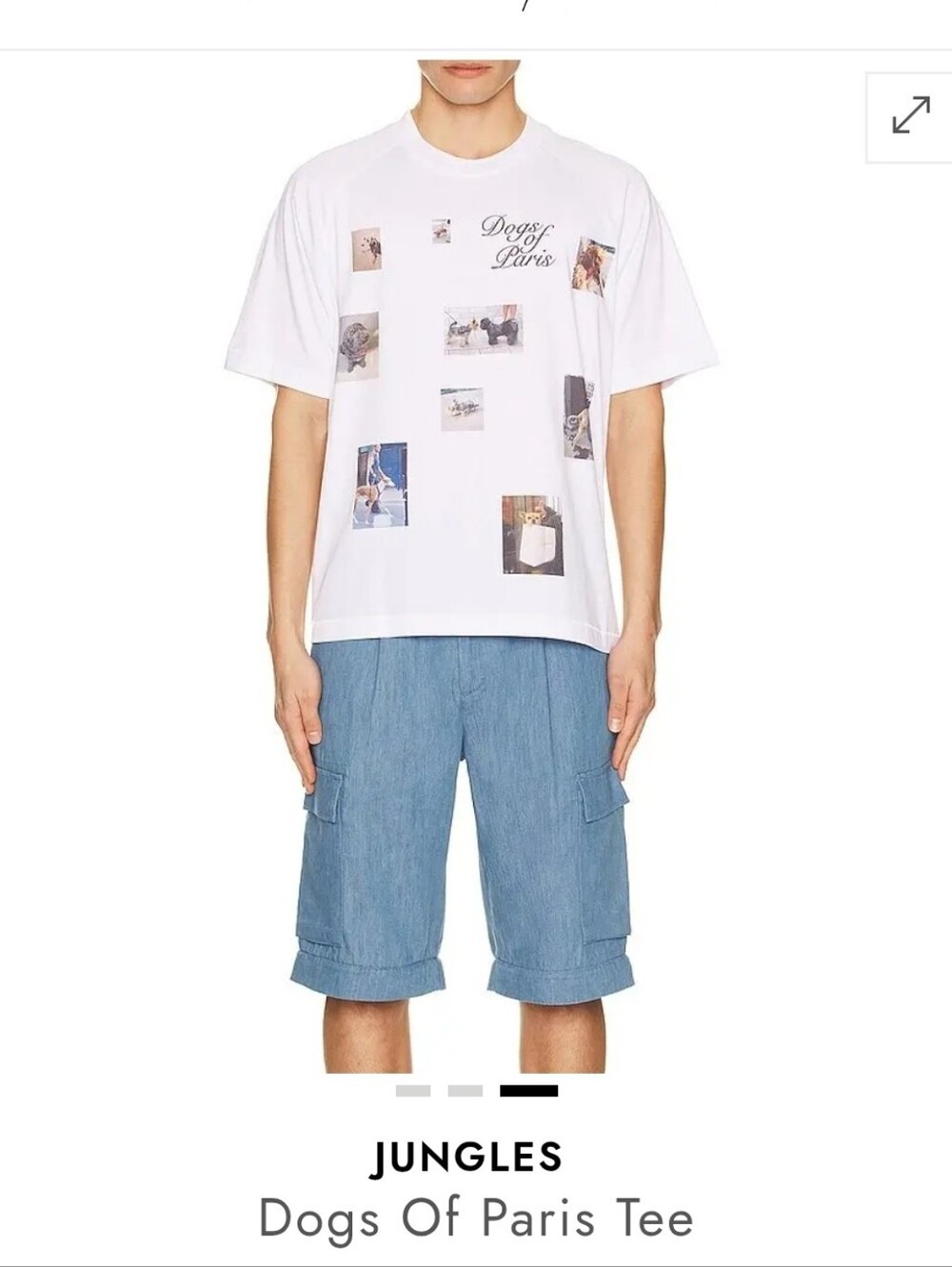 Jungles Jungles White Men’s T-Shirt Size Large
